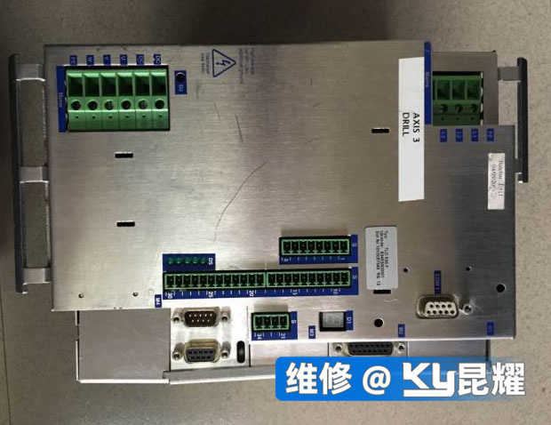 百格拉伺服驱动器亮红灯无输出故障维修