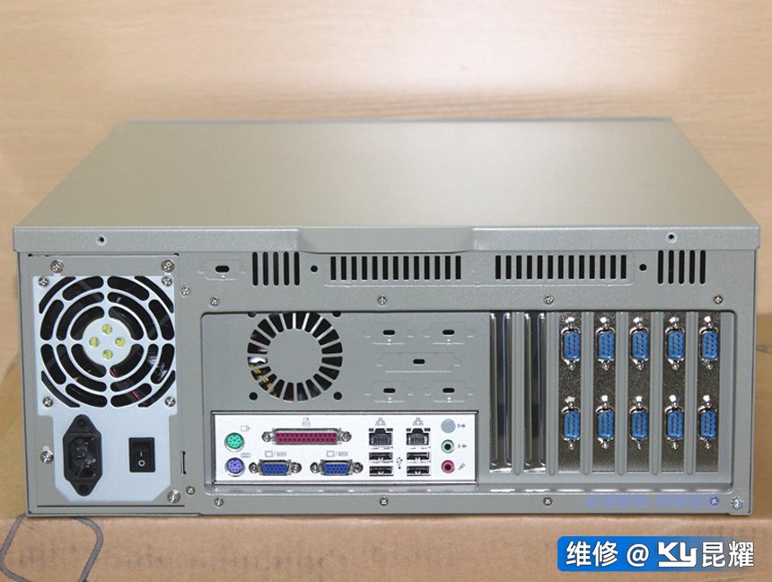 研华工控机进水损坏检测维修