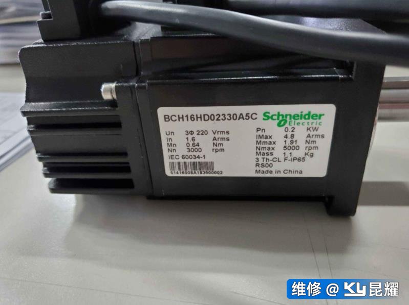 施耐德伺服电机维修故障原因分析